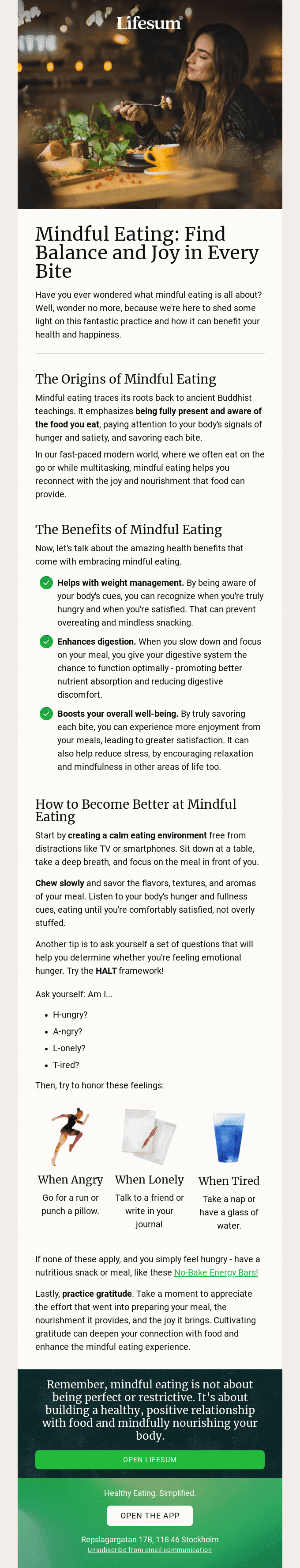 Mindful Eating: Find Balance and Joy in Every Bite