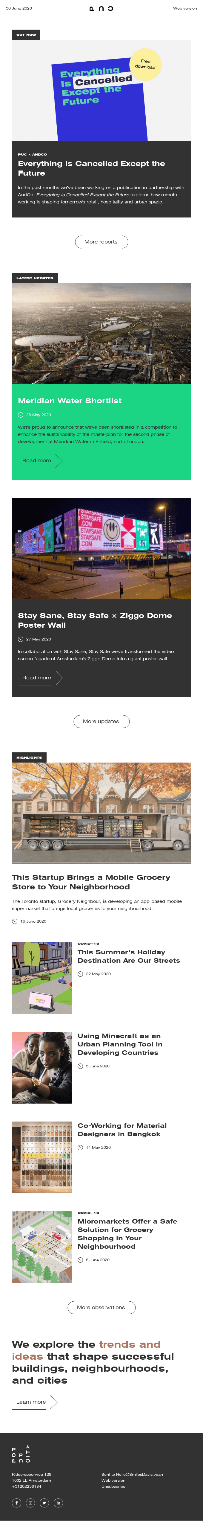 Monthly Newsletter — Out Now: Everything Is Cancelled Except the Future