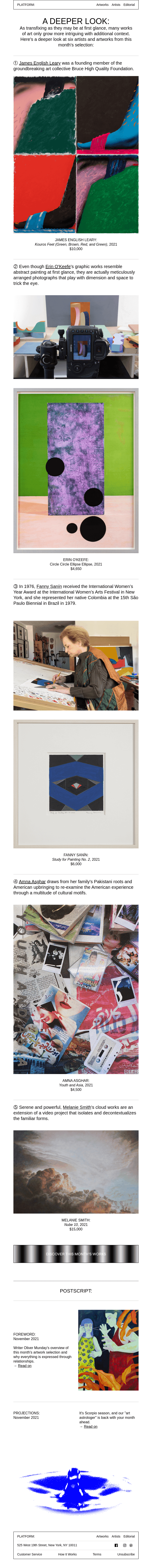 More to know about this month's artworks