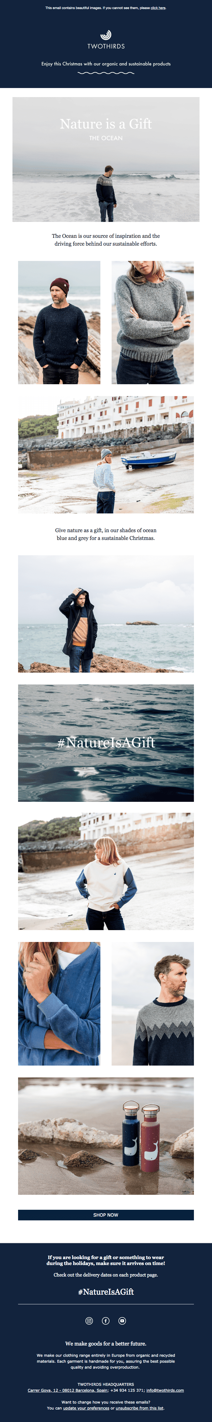 Nature is a Gift: Blue goods for this Christmas