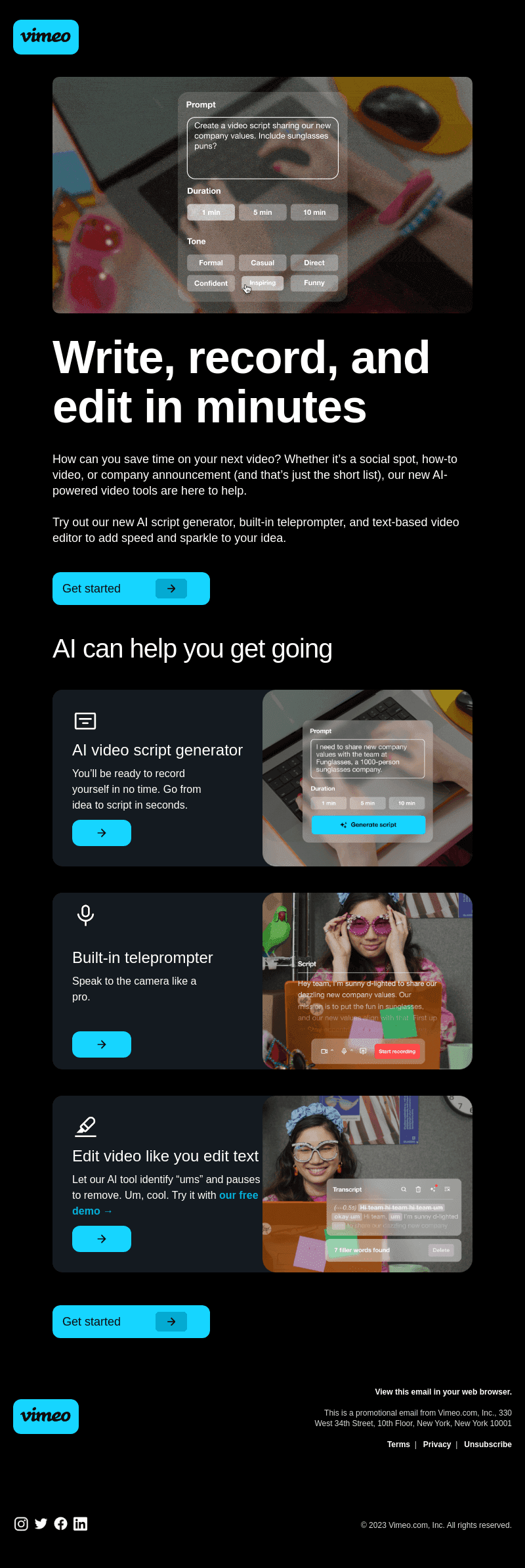 New! AI-powered video tools can help you save time—and boost your confidence