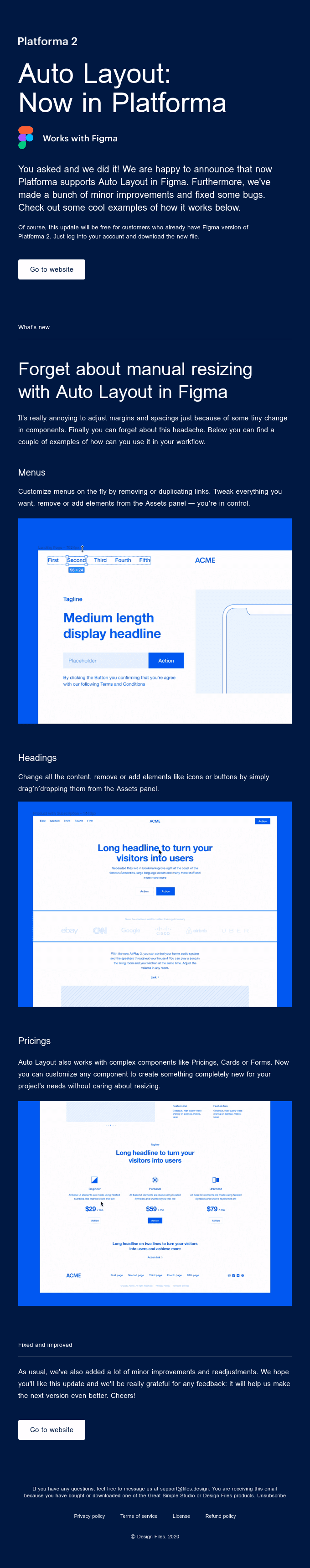 New: Auto Layout in Platforma for Figma