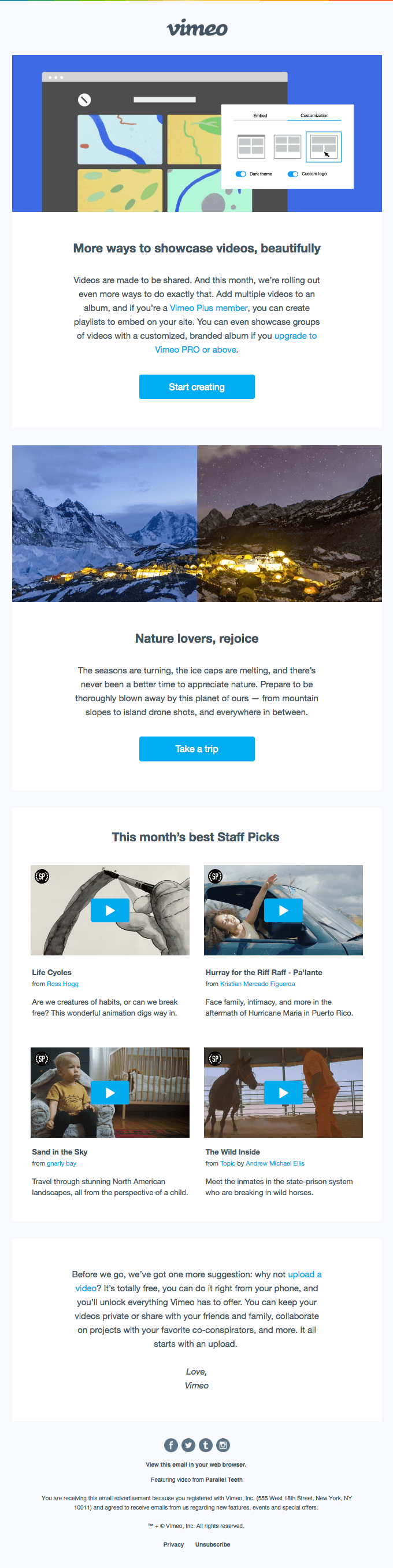 New: beautiful, embeddable video playlists
