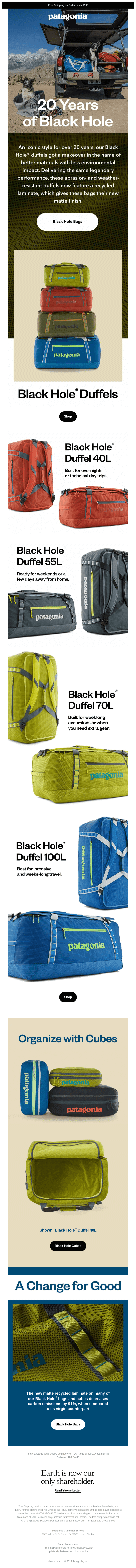 New Black Hole duffels made better
