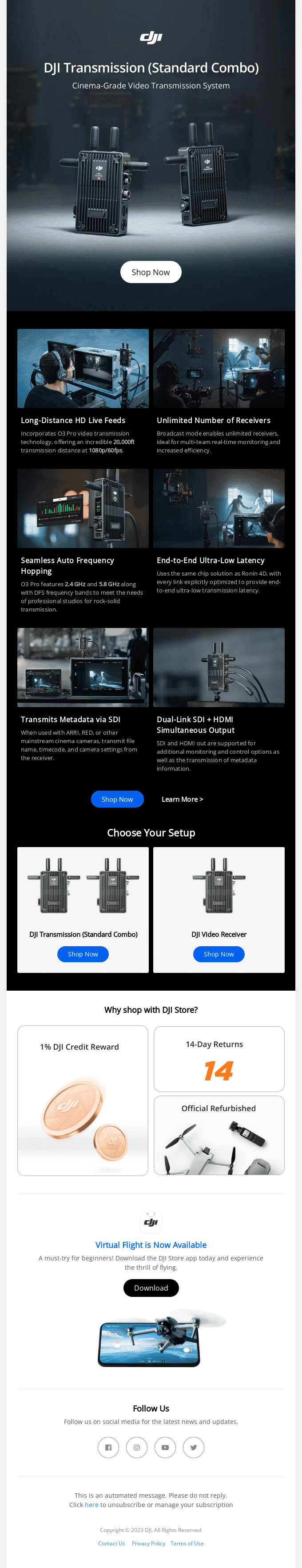 NEW DJI Transmission Standard Combo