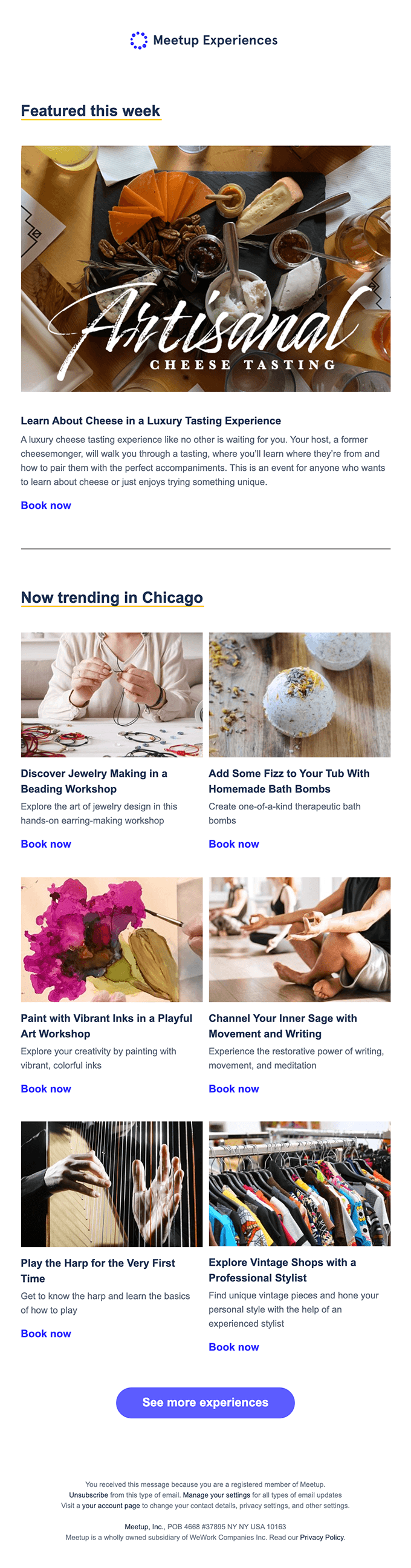 New in Chicago: Cheese, jewelry making, bath bombs