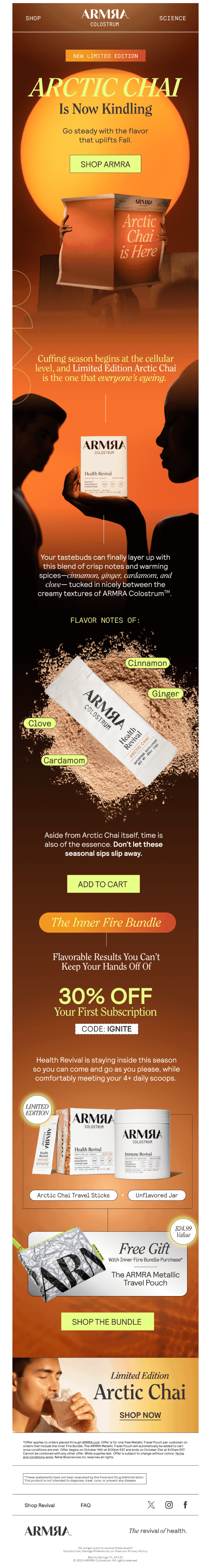 NEW LIMITED EDITION ARCTIC CHAI