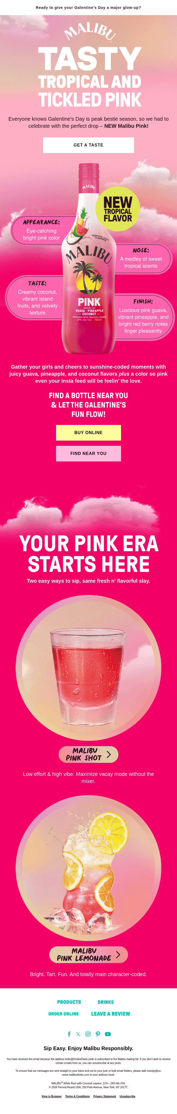 NEW Malibu Pink just dropped…and it’s hitting stores! 😍👏