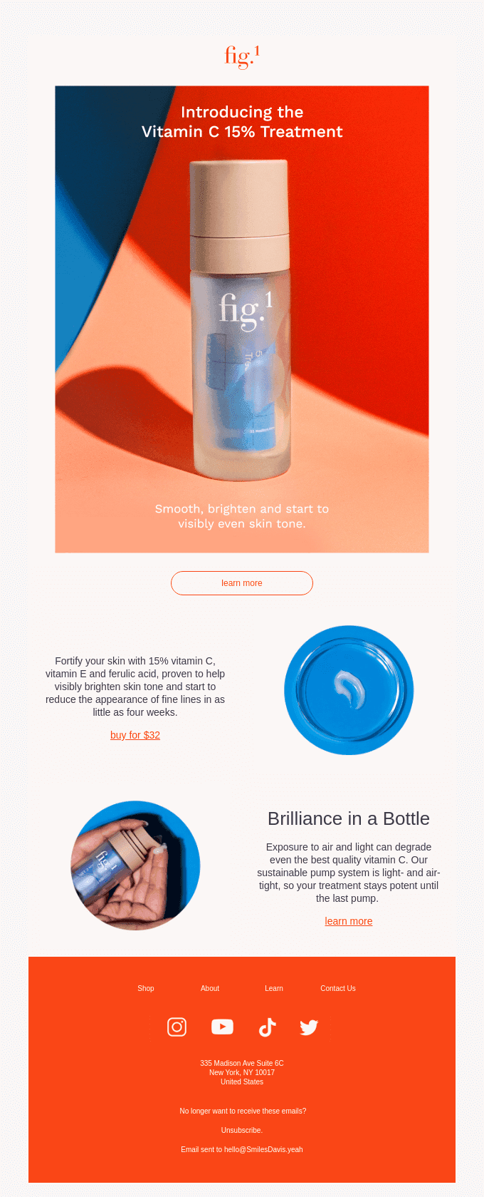 NEW! Meet the Vitamin C 15% Treatment