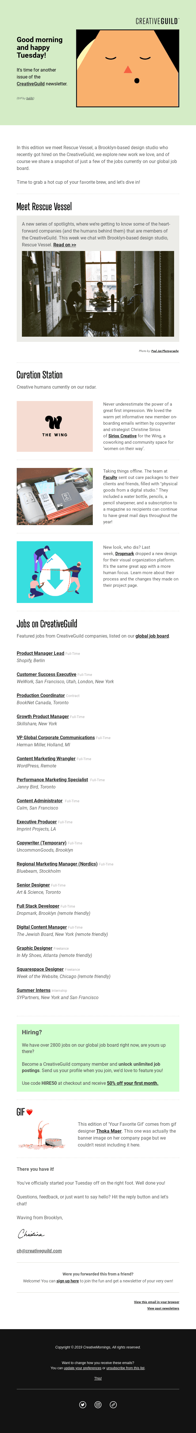 New work, jobs, and a special company spotlight 🙌