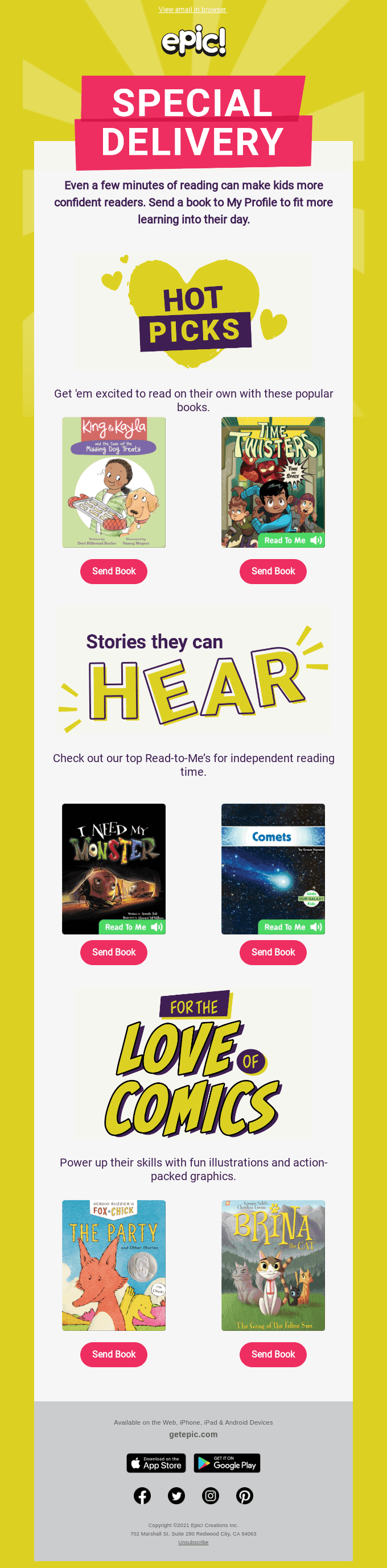 No time to read together? Flex My Profile’s reading muscles in just 5 minutes a day!