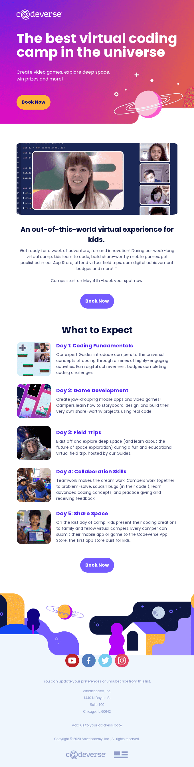 Now Booking: Virtual Coding Camps 🚀