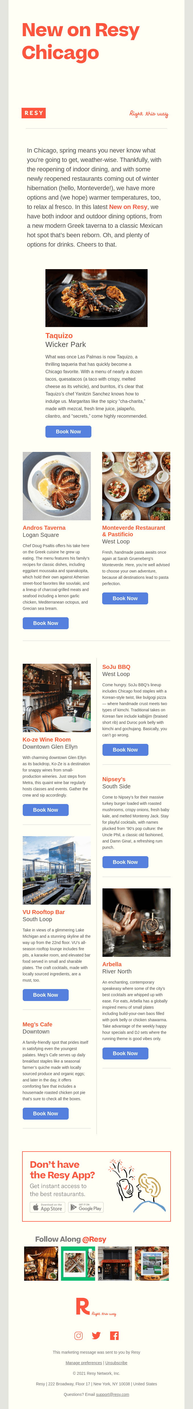 Now Open on Resy: Nipsey’s, Monteverde, Arbella, and More