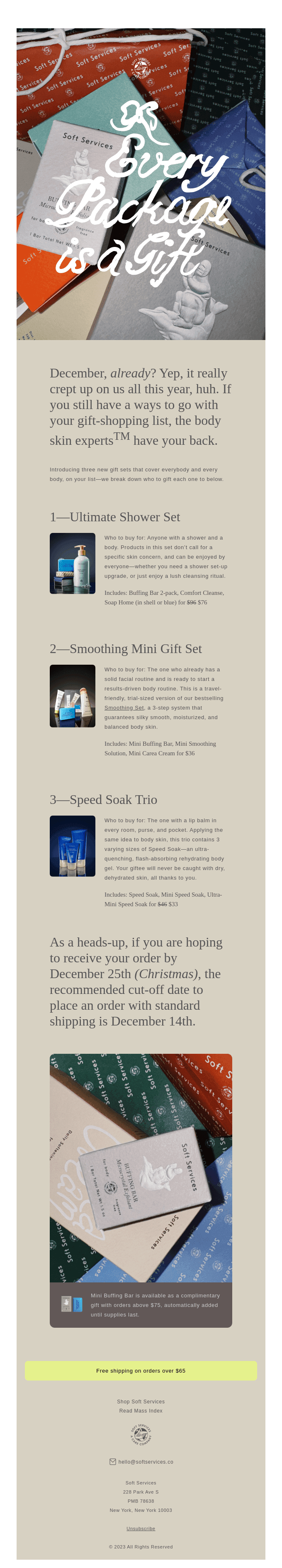 Now serving: warm gestures and grand gifts for those near and dear.