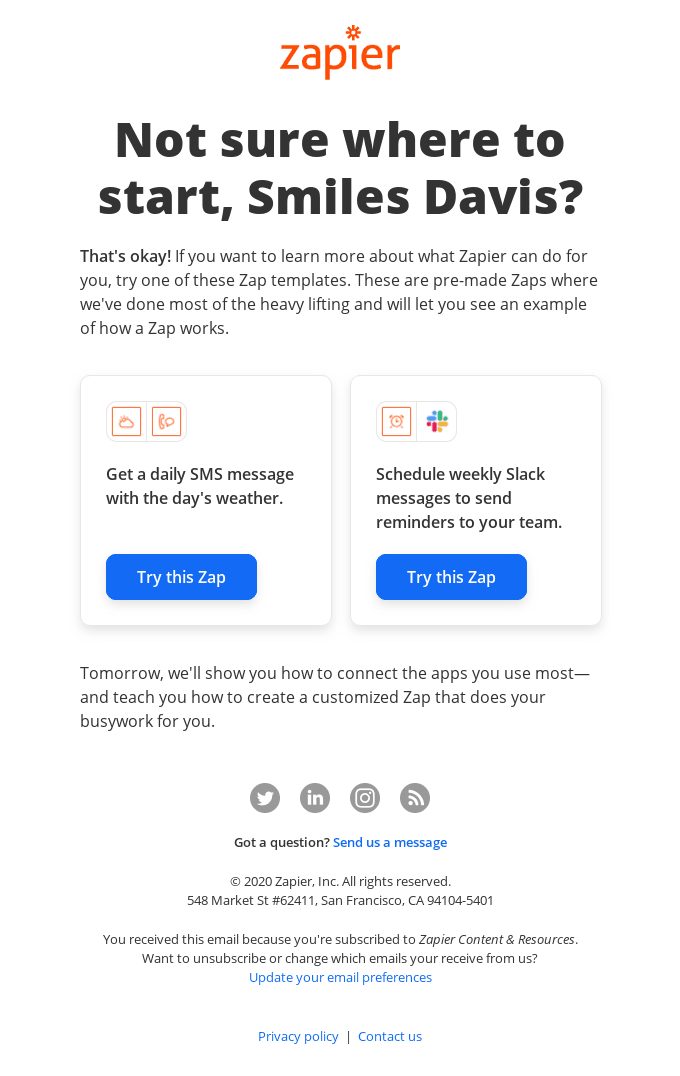 Now's the perfect time to automate your work with Zapier