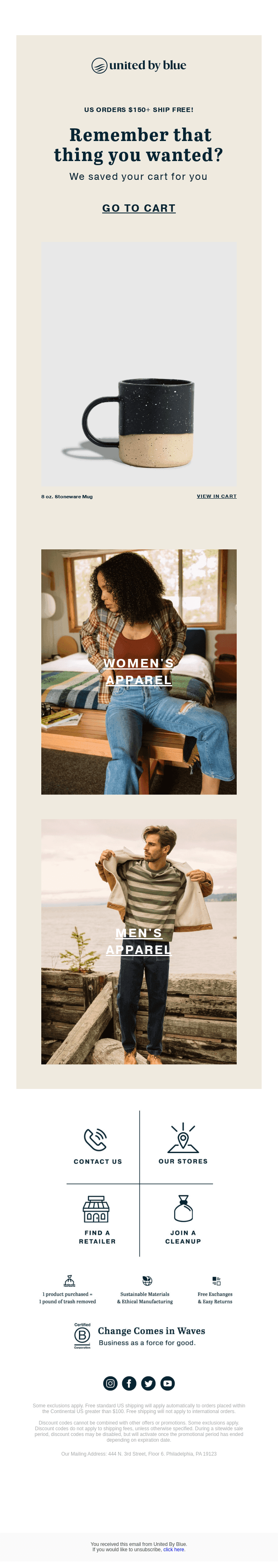 Oh hey, great taste. Free shipping on $150+