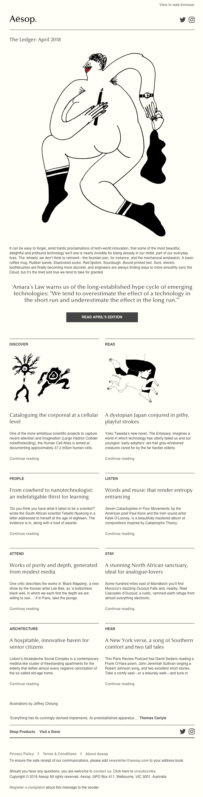 On our ever-evolving relationship with technology: The Ledger