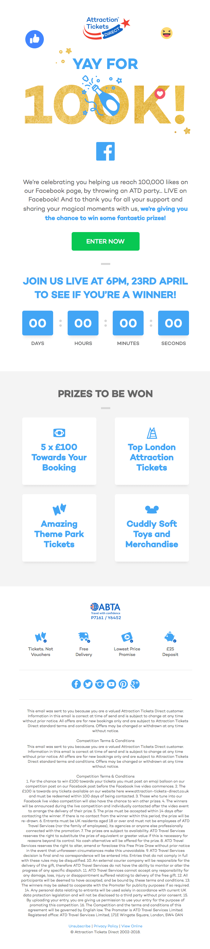 One day to go… will you WIN a prize?