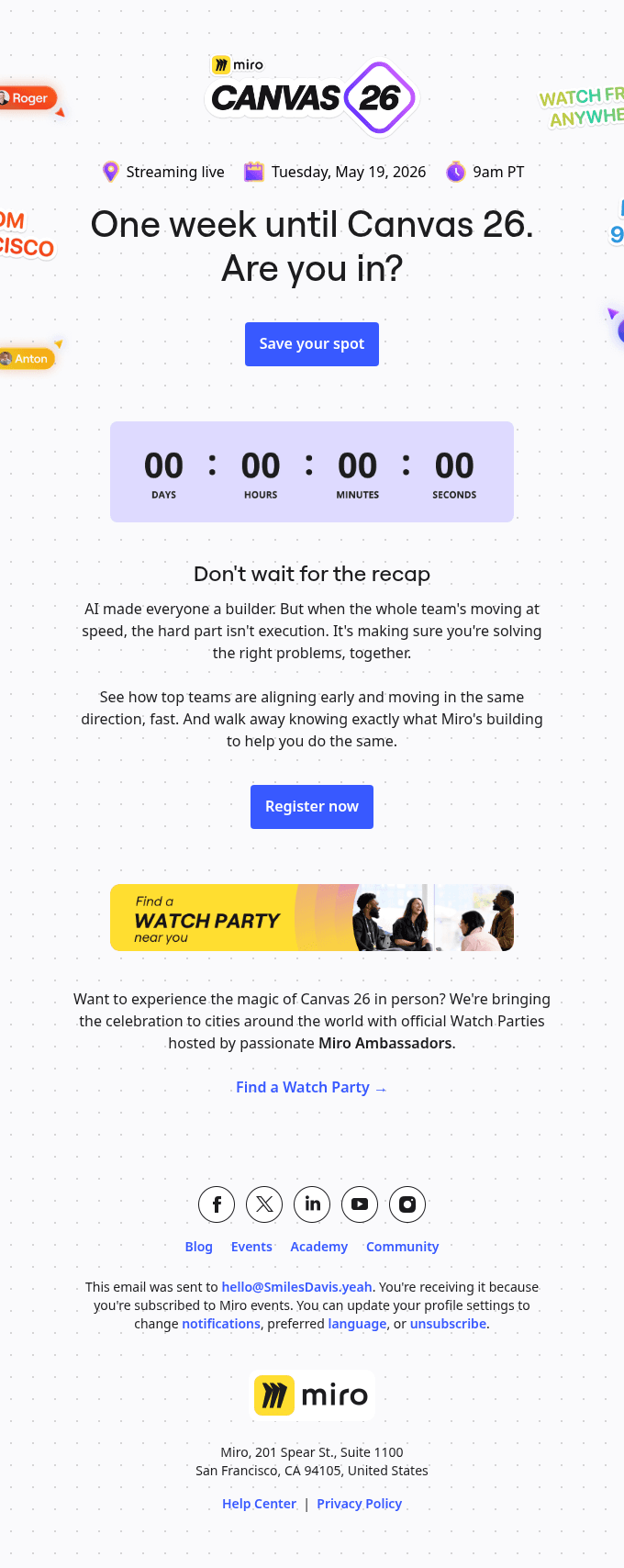 One week to go: the Canvas 26 keynote you can't miss