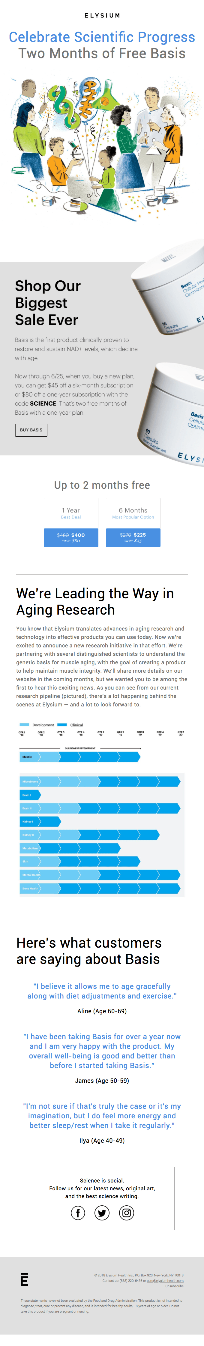 Our biggest sale ever (plus a new research initiative)