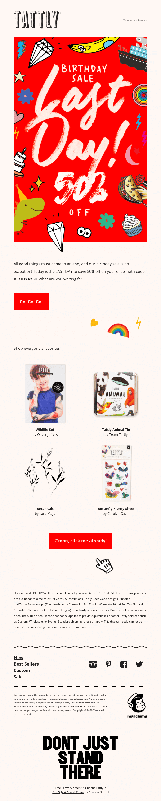 Our Birthday Sale is Almost Over!
