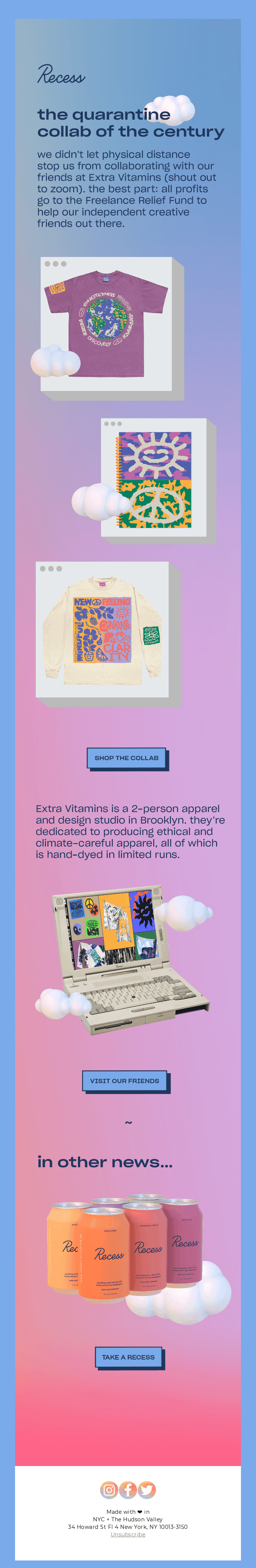 Our first ever clothing collab (with extra vitamins)