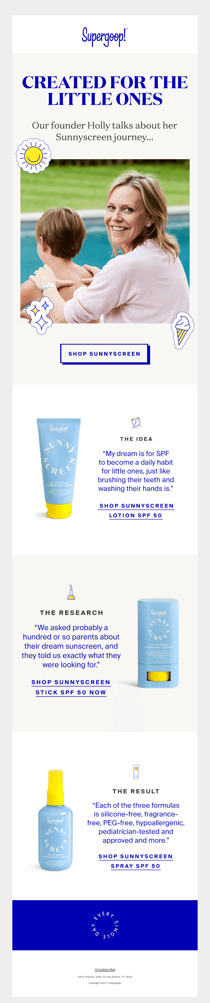 Our founder Holly on our cleanest SPF