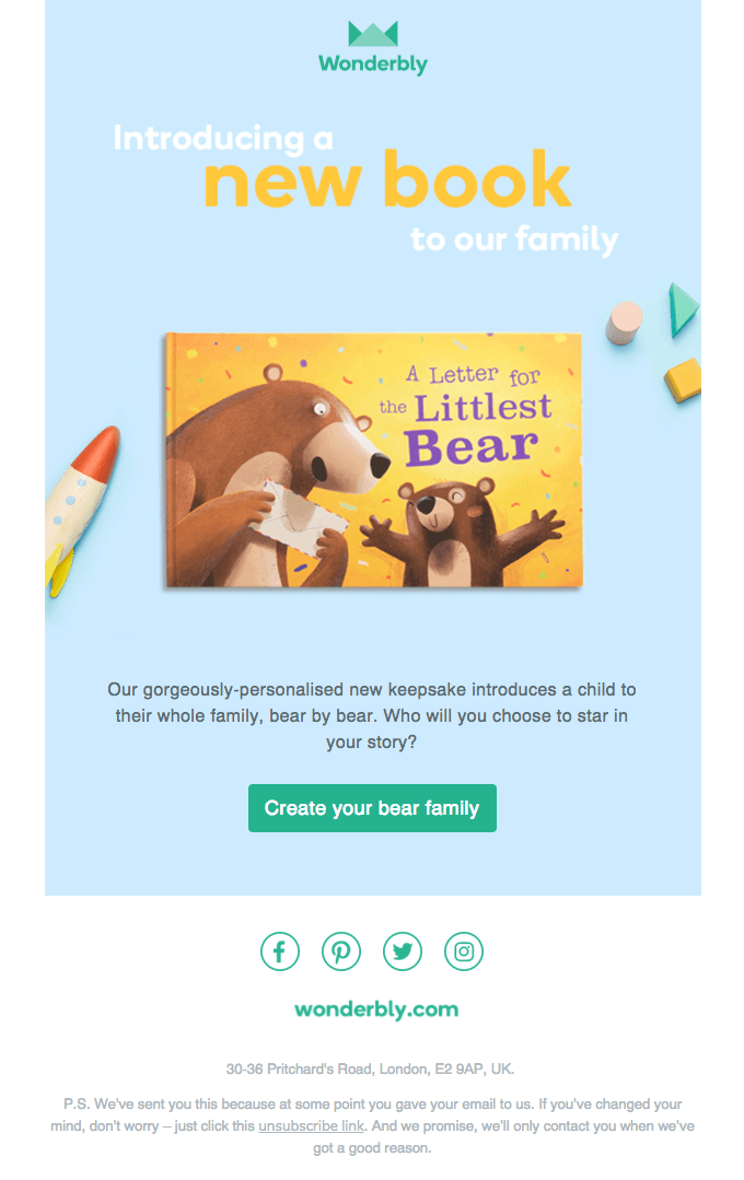 Our NEW book, A Letter for the Littlest Bear, has their name all over it