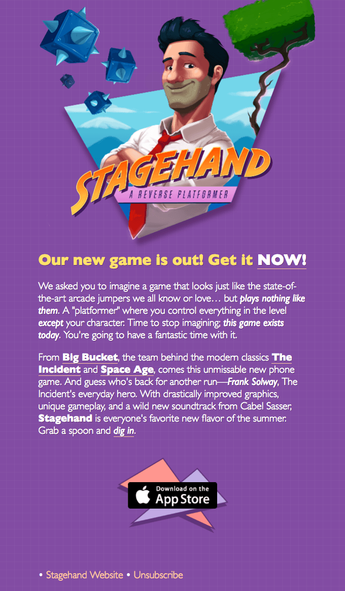 Our new game is out—go play STAGEHAND!