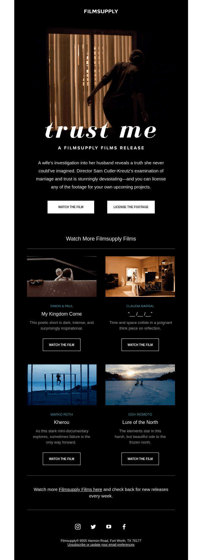 Our Newest Filmsupply Films Release.
