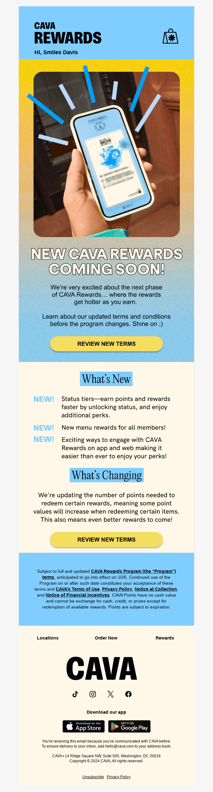 Our Terms & Conditions are changing