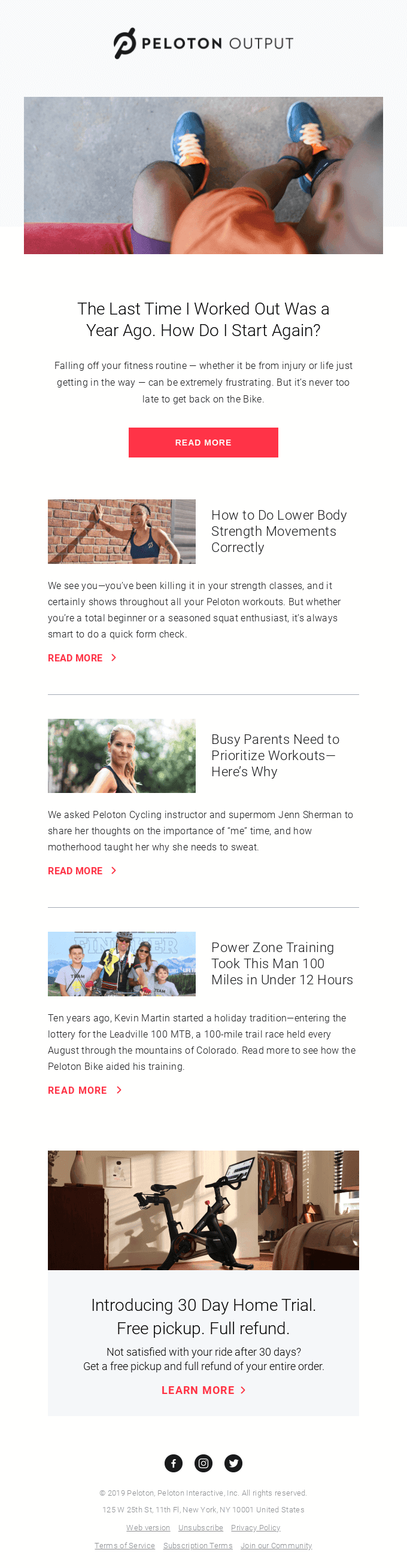 Parenting Workout Hacks, Restarting Your Routine, and How Peloton
Can Help You Train For a 100 Mile Race