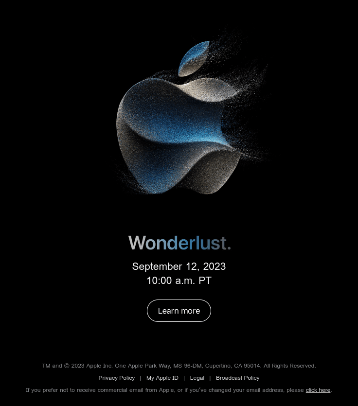 Please join us for a special event from Apple Park.