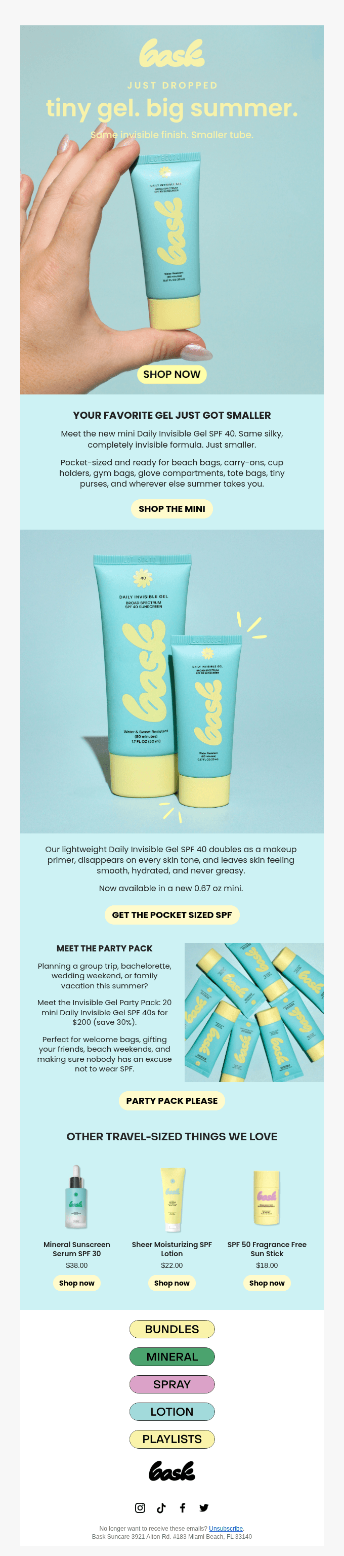 Pocket-sized SPF just arrived (and in party packs!)