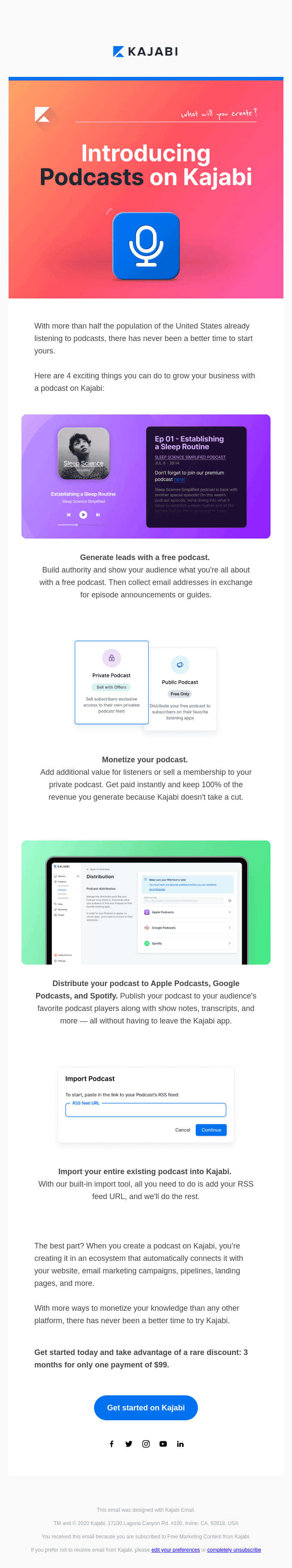 Podcasts on Kajabi: A new way to connect, grow, and earn