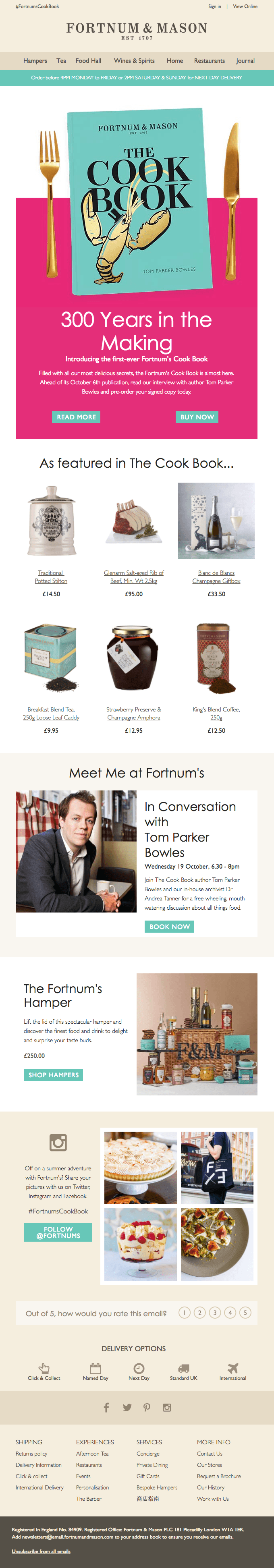 Pre-Order the Fortnum’s Cook Book today