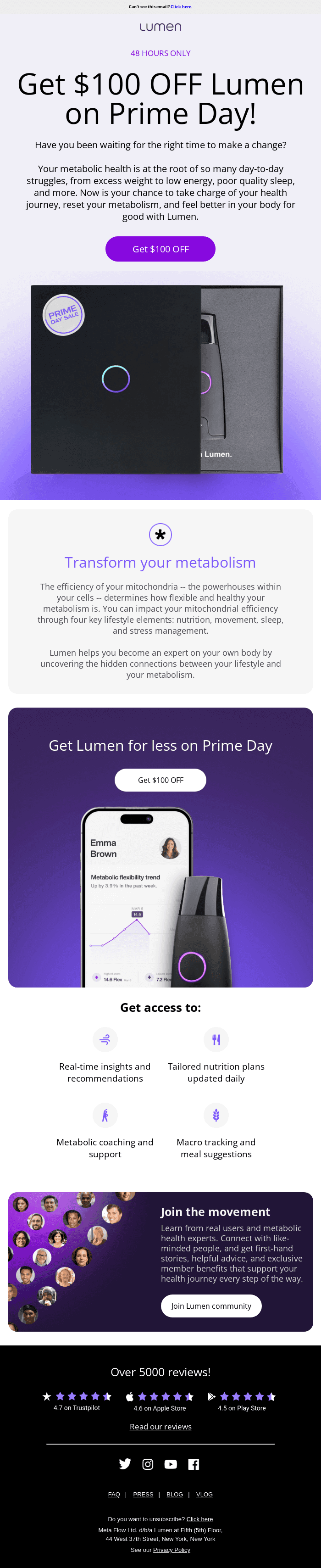 PRIME DAY SALE: Get Lumen for less | 48 hours only! ⌛