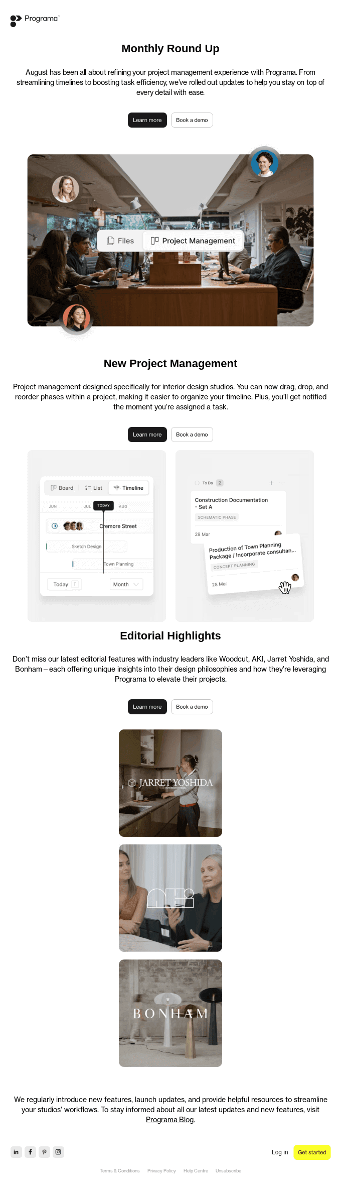 🎯 Programa Monthly Round-Up : A focus on Project Management