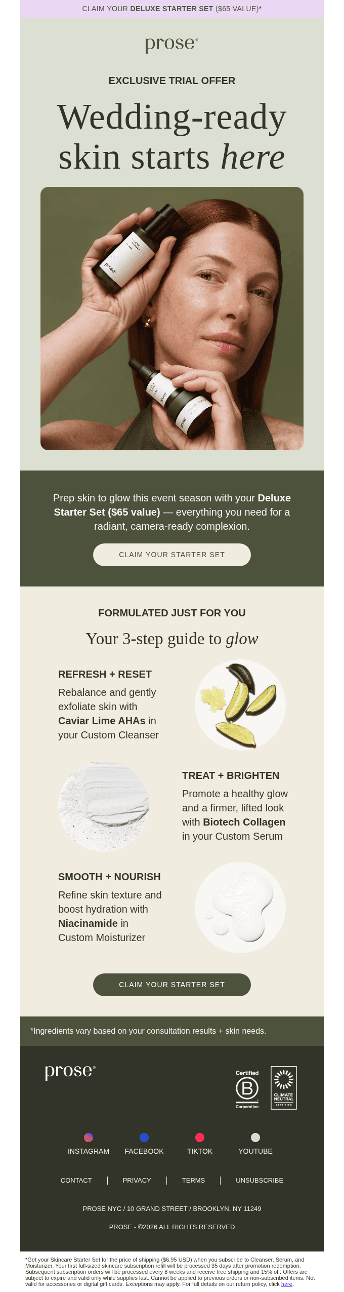 Is your skin ready for wedding season, beautiful?