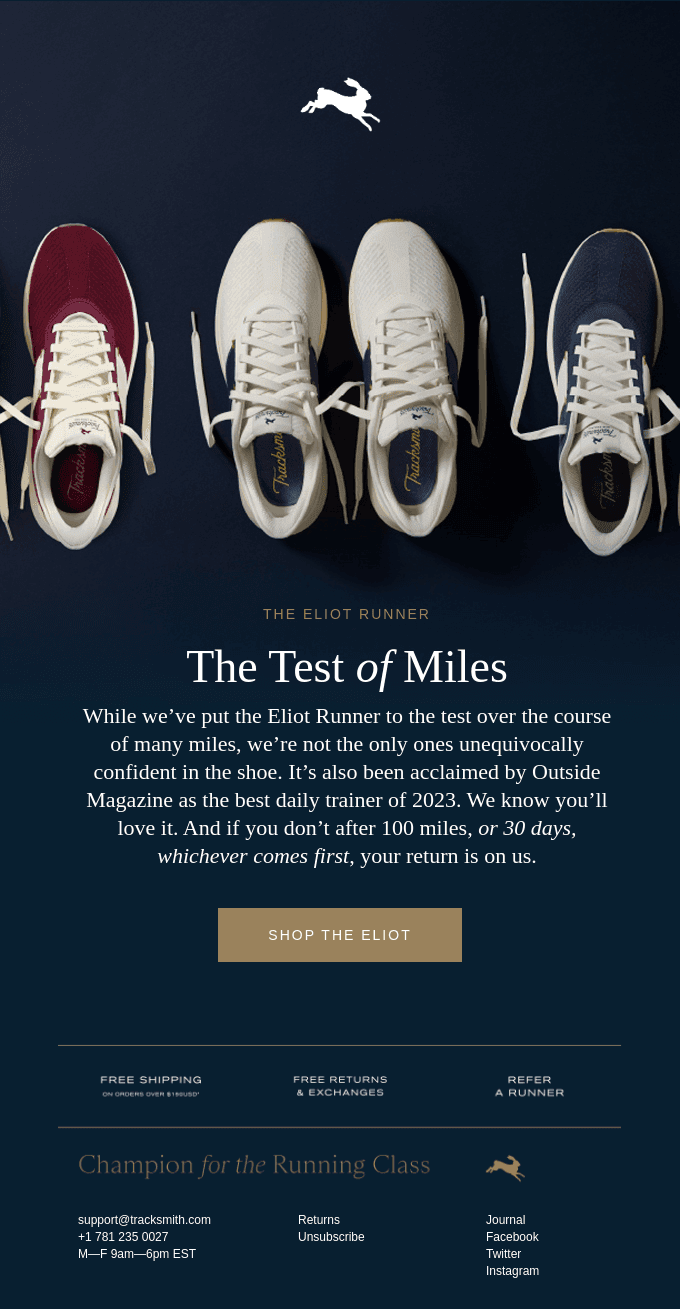 Put the Eliot Runner Through its Paces