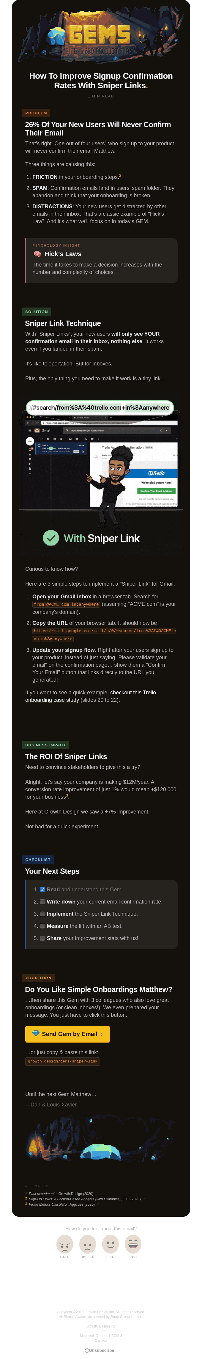 💎quick tip to improve your signups
