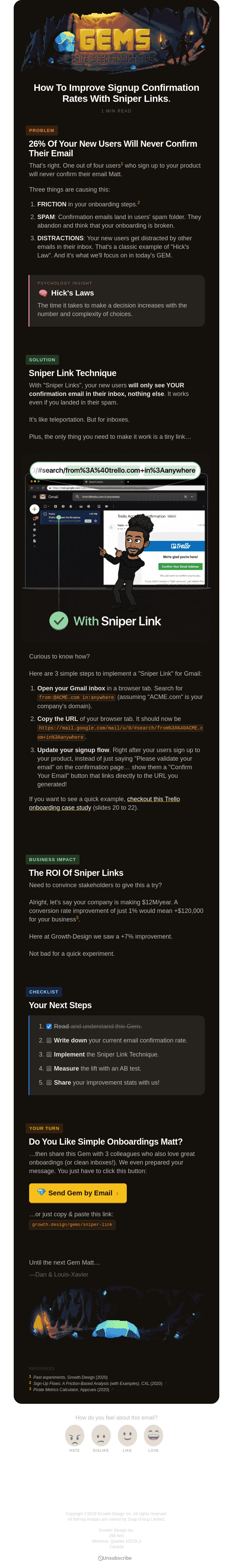 💎quick tip to improve your signups