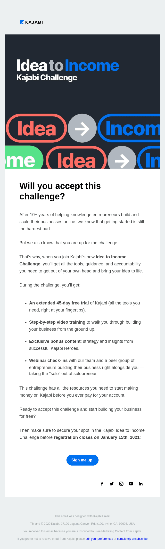 Ready for a new challenge? Introducing “Idea to Income”