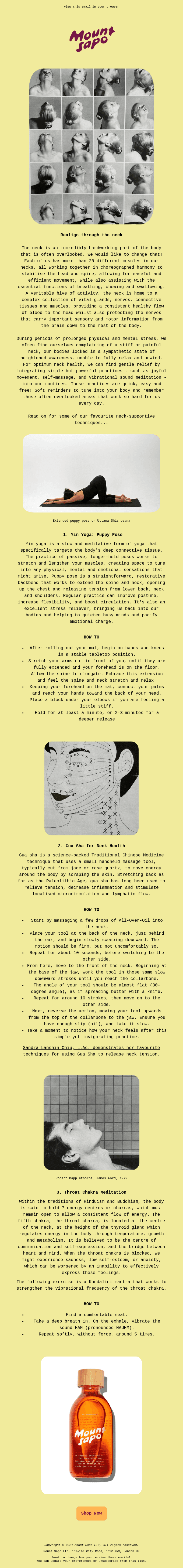 Realign Your Body Through The Neck