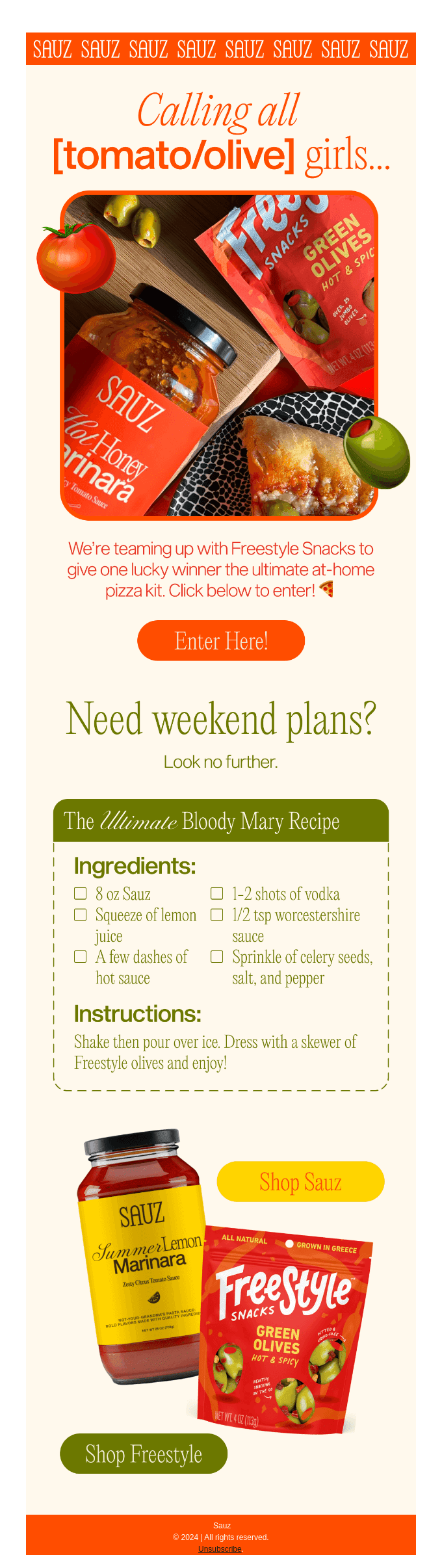 RECIPE: The Ultimate Bloody Mary 🫒🍅