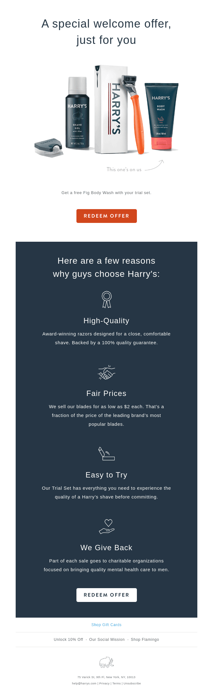Redeem Your Welcome Offer Today