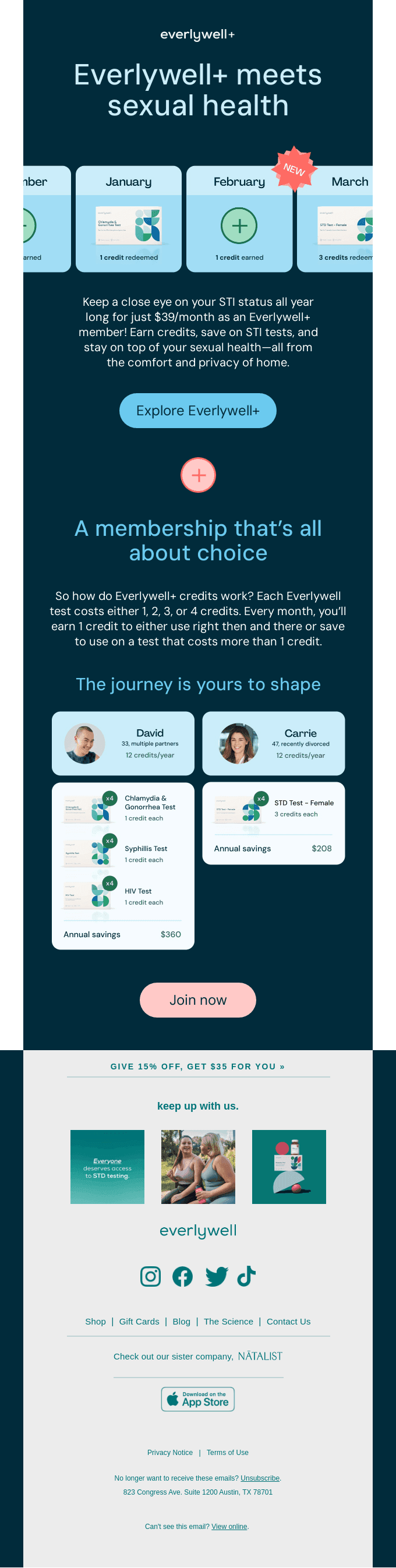 Regular STI testing with Everlywell+
