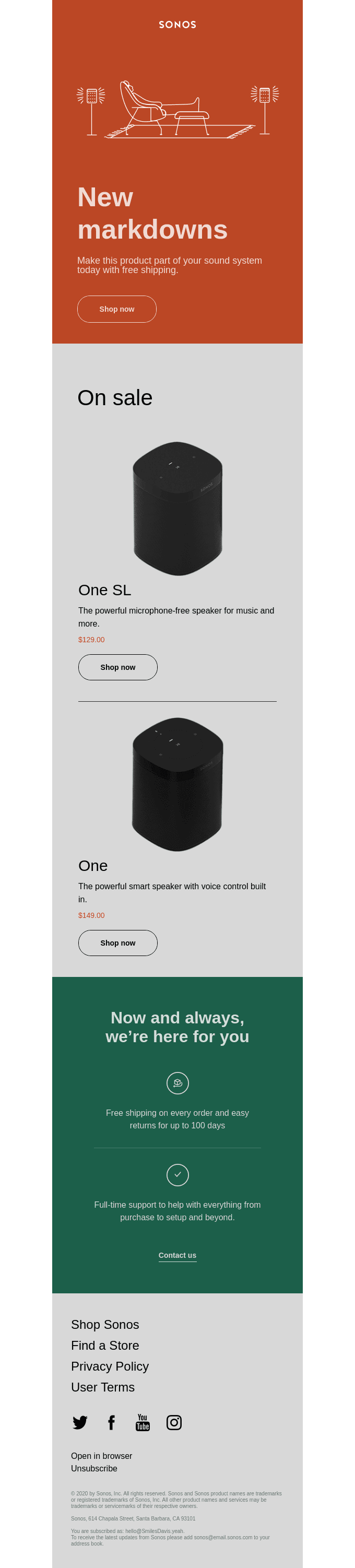 Reminder: Get free shipping on your order