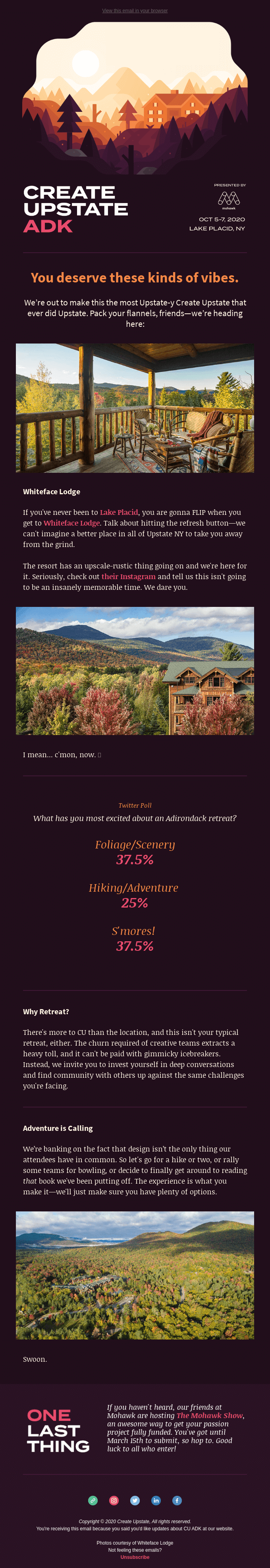 (Re)treat Yo Self in the Adirondacks