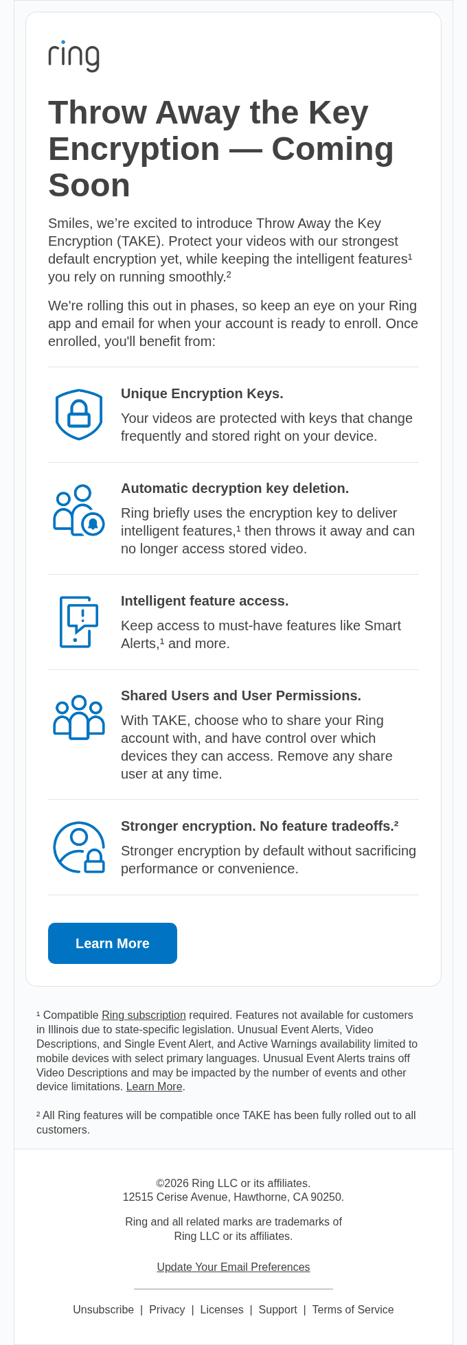 Introducing Throw Away the Key Encryption.